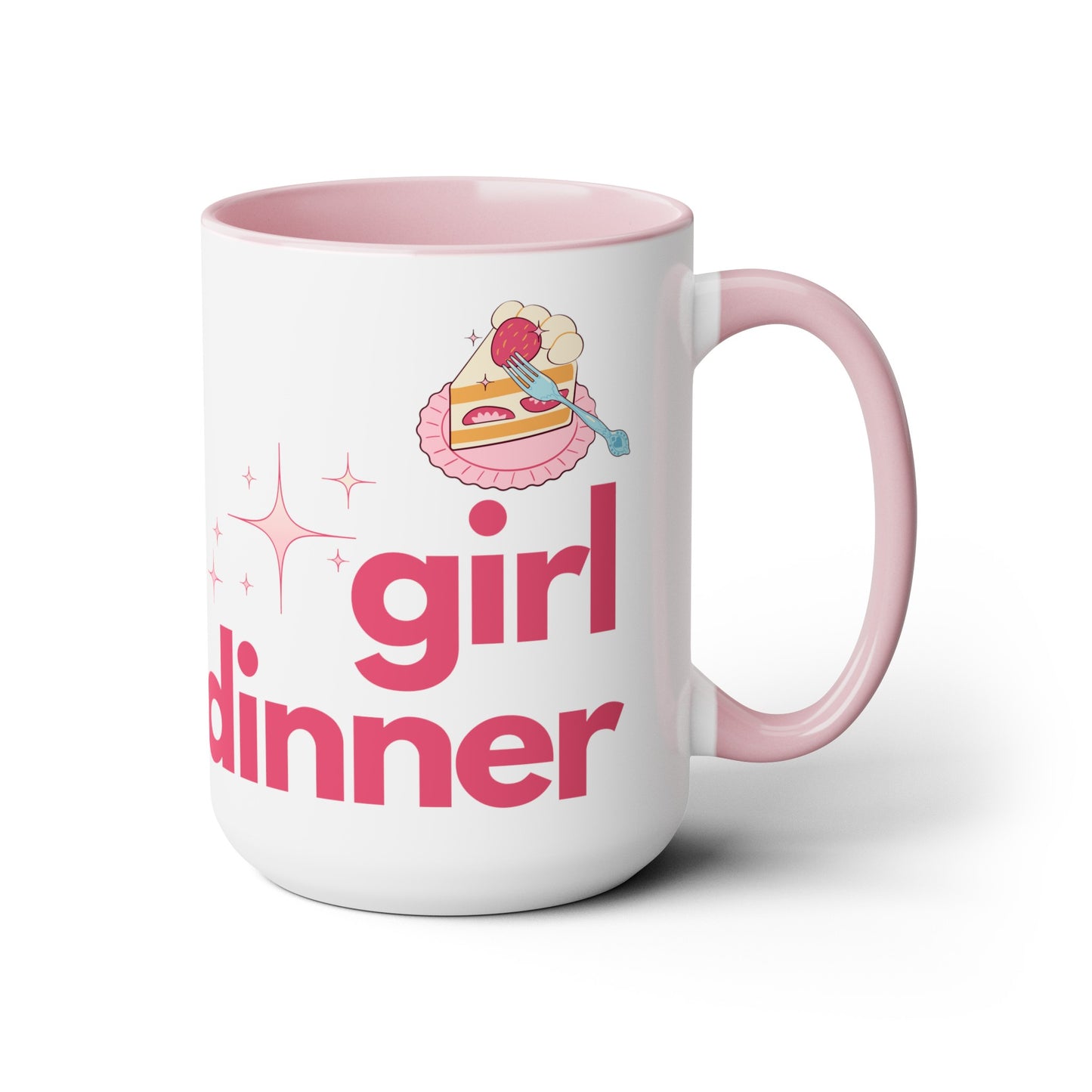 Girl Dinner Coffee Mug 15 oz