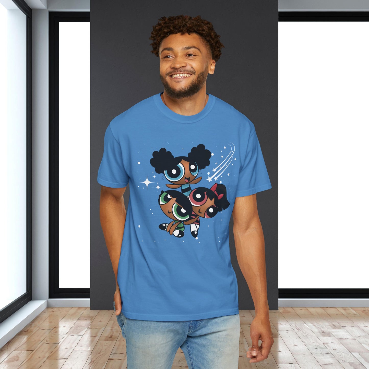 Afropuff Girls Unisex Garment-Dyed T-shirt