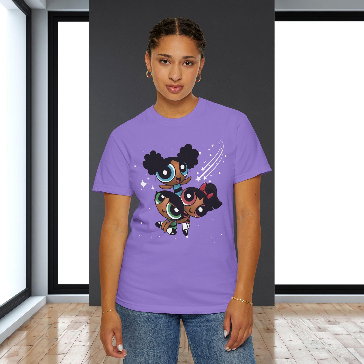 Afropuff Girls Unisex Garment-Dyed T-shirt