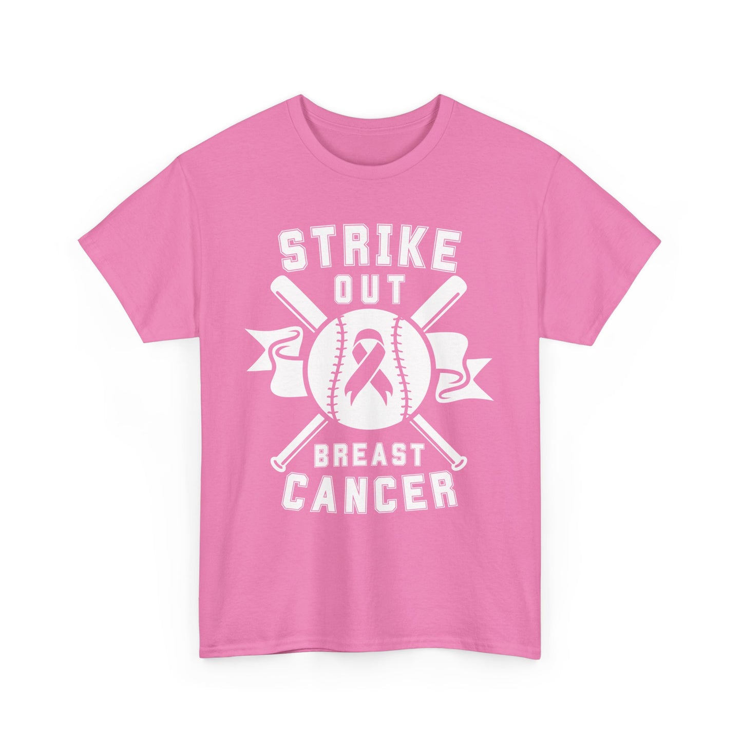 Strike Out Breast Cancer Tee, Personalized Sports Team Tee