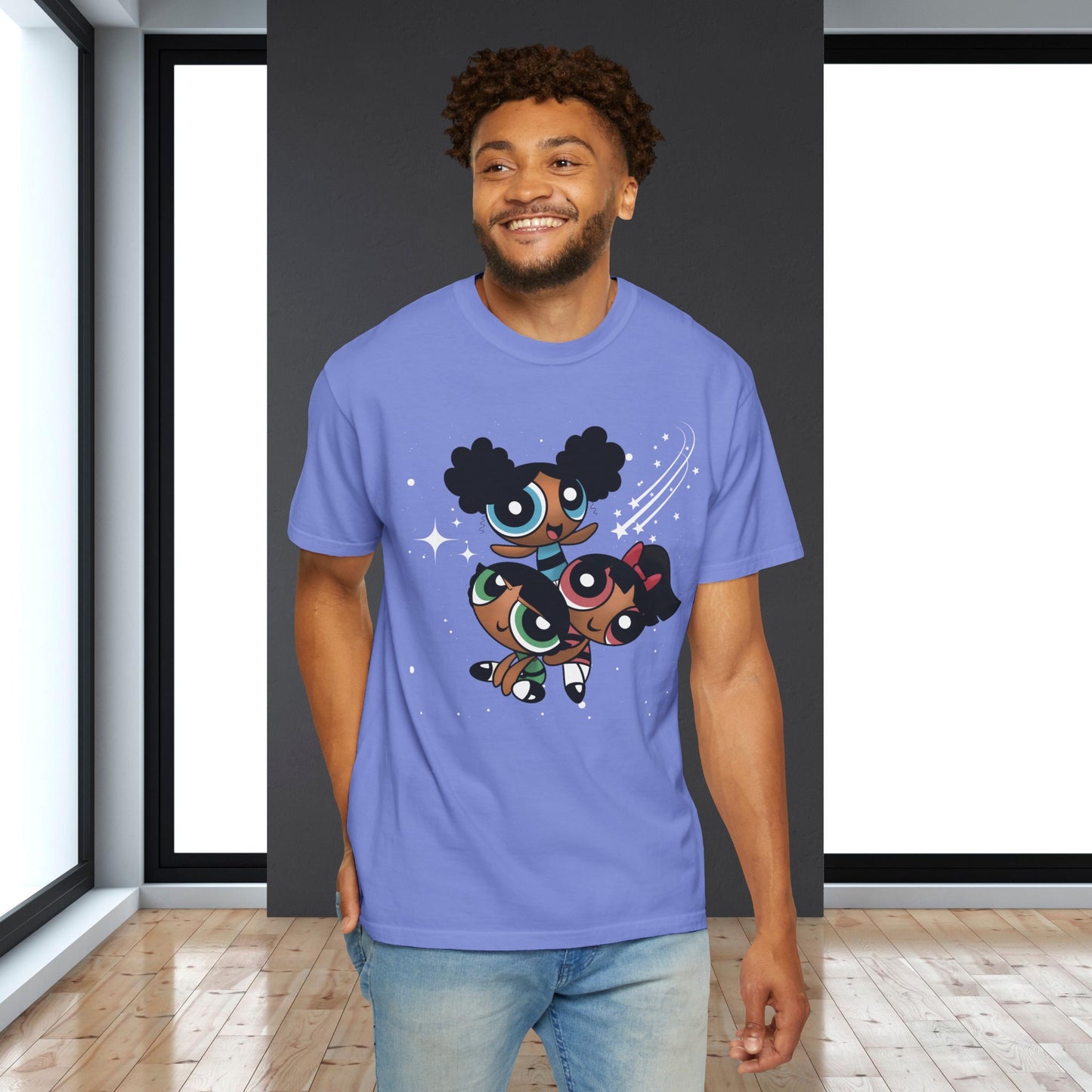 Afropuff Girls Unisex Garment-Dyed T-shirt