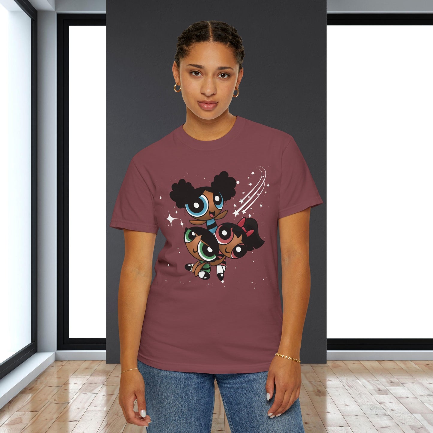 Afropuff Girls Unisex Garment-Dyed T-shirt