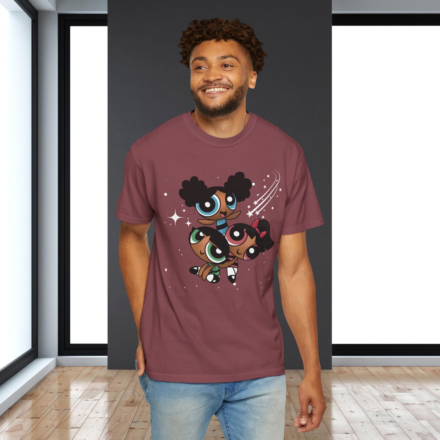 Afropuff Girls Unisex Garment-Dyed T-shirt