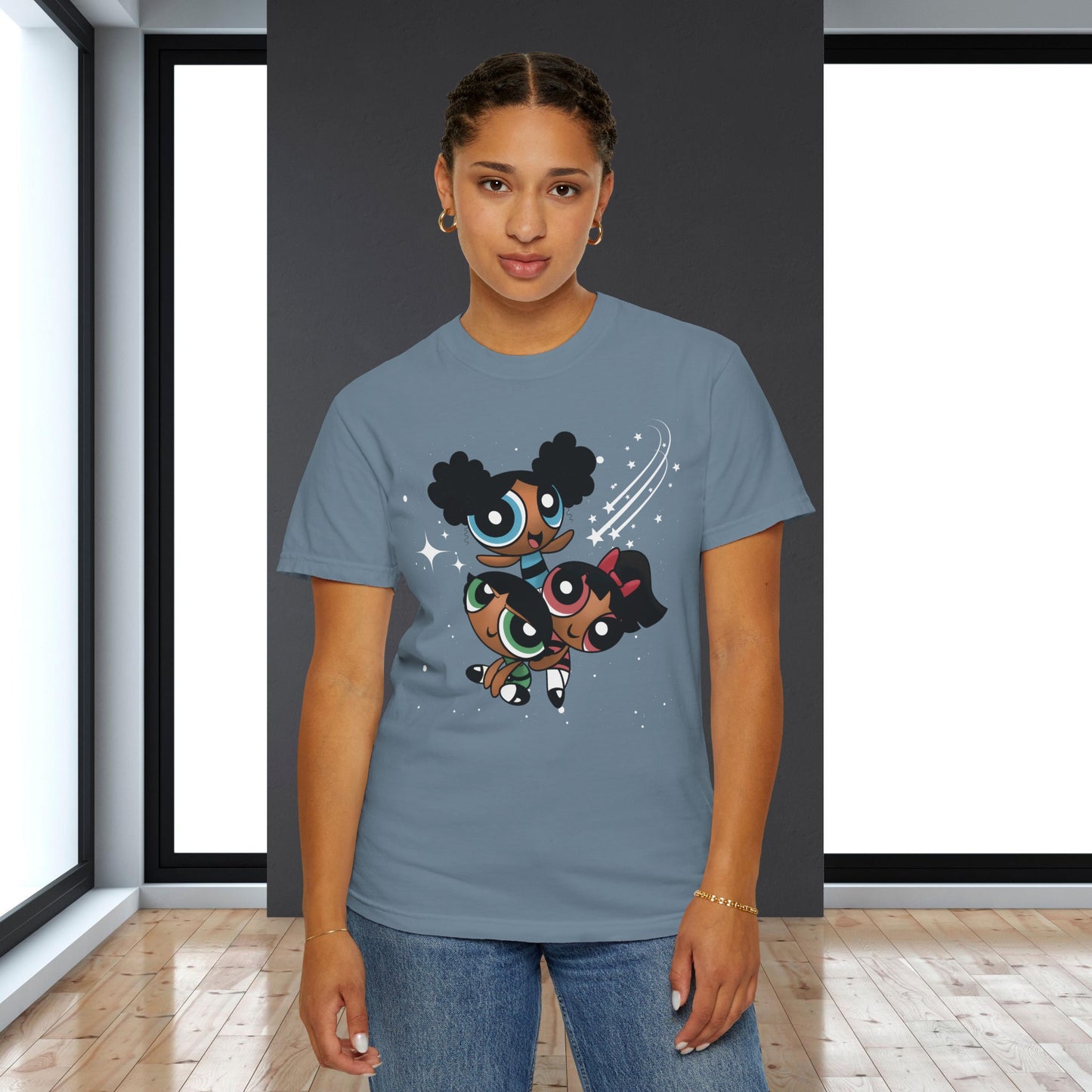 Afropuff Girls Unisex Garment-Dyed T-shirt