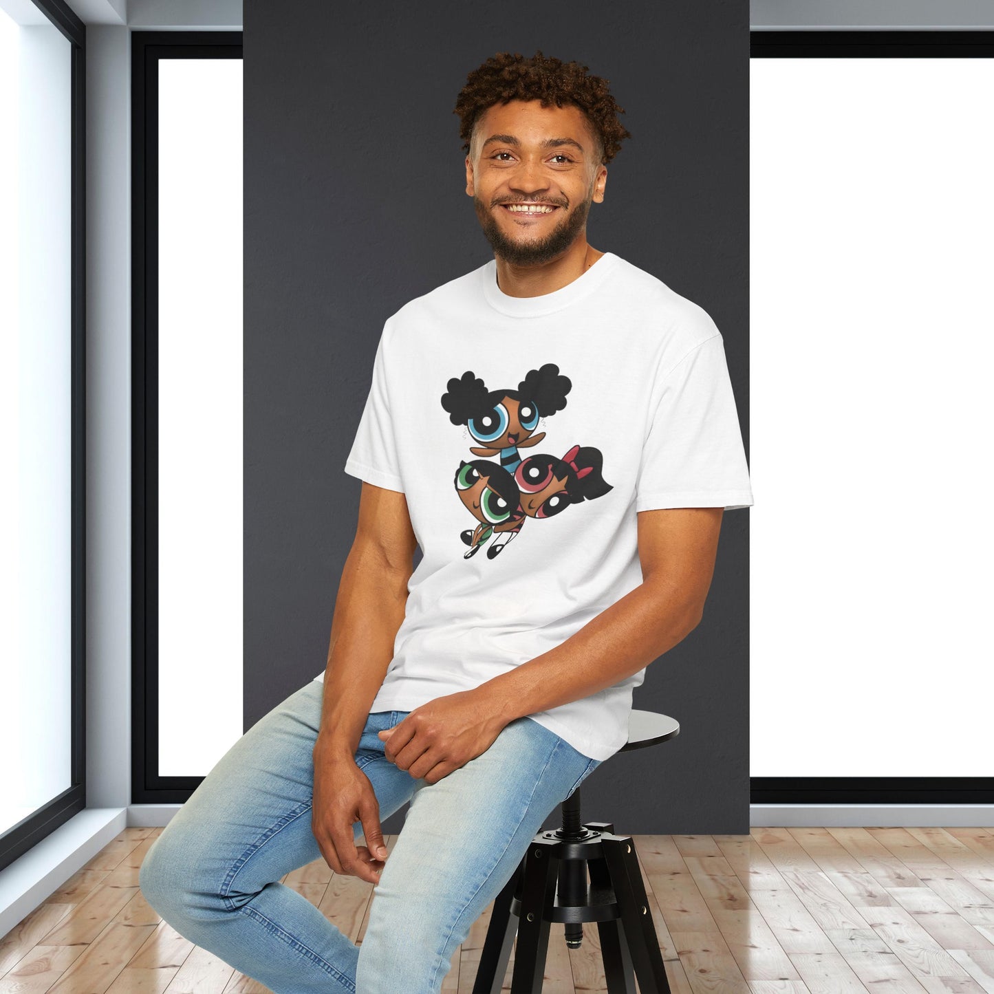 Afropuff Girls Unisex Garment-Dyed T-shirt