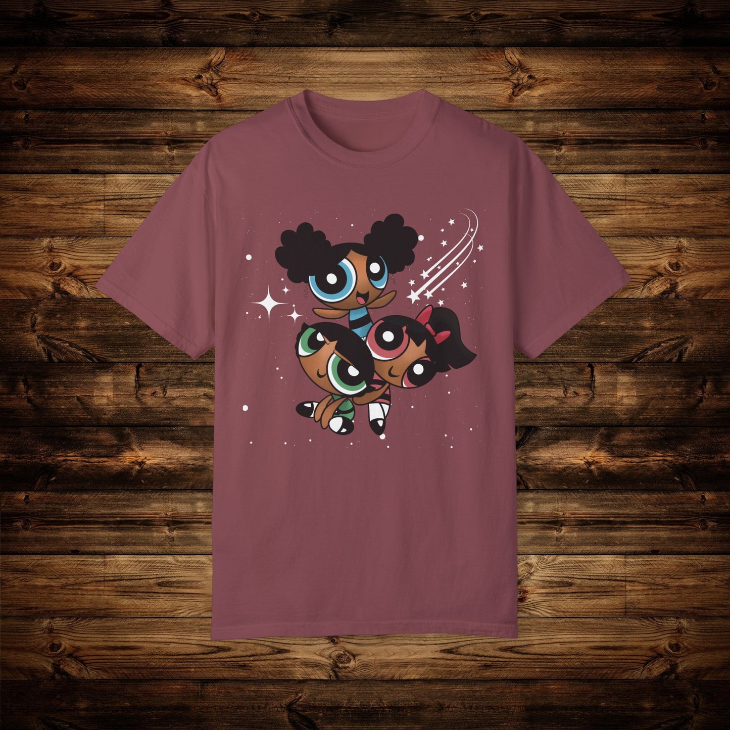 Afropuff Girls Unisex Garment-Dyed T-shirt