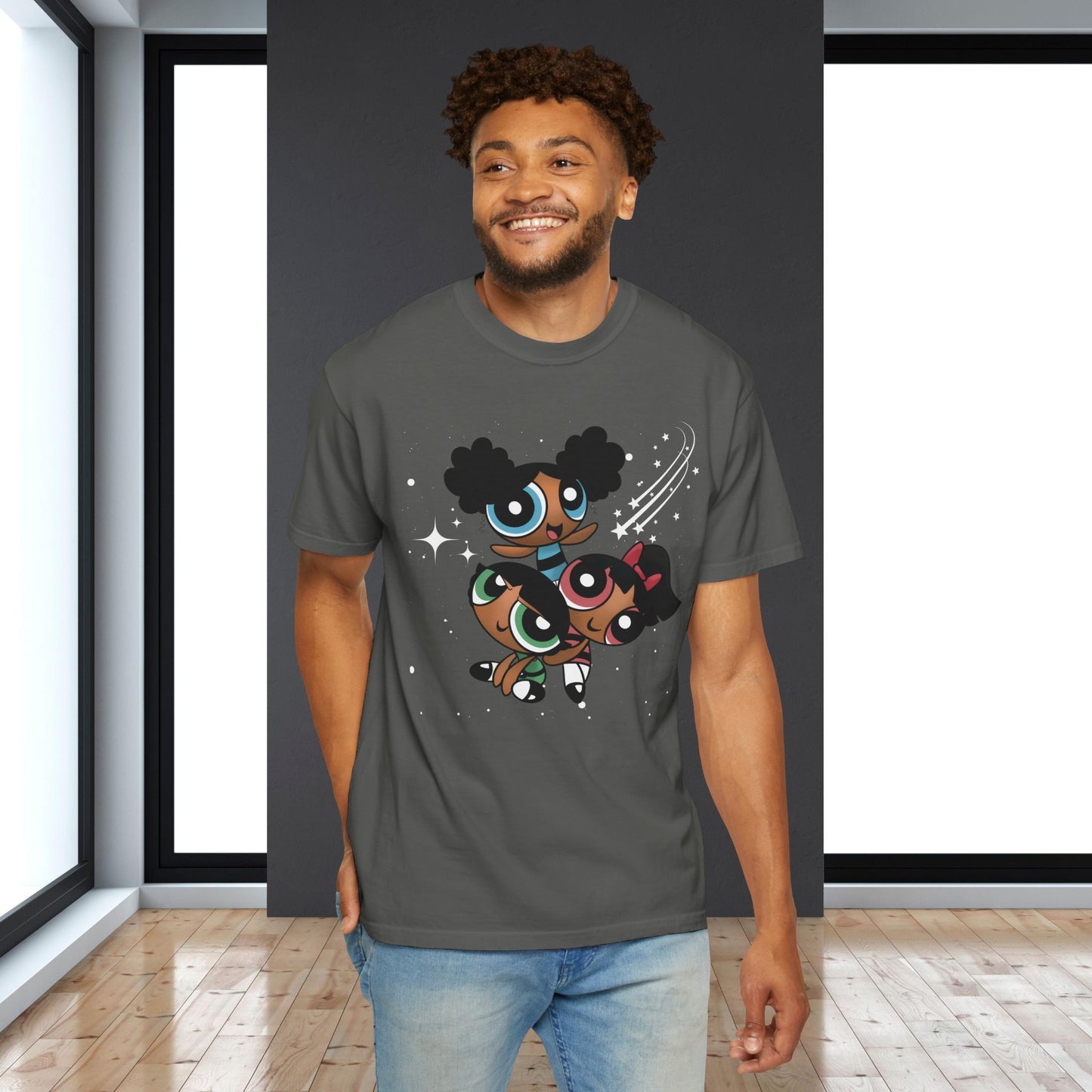 Afropuff Girls Unisex Garment-Dyed T-shirt