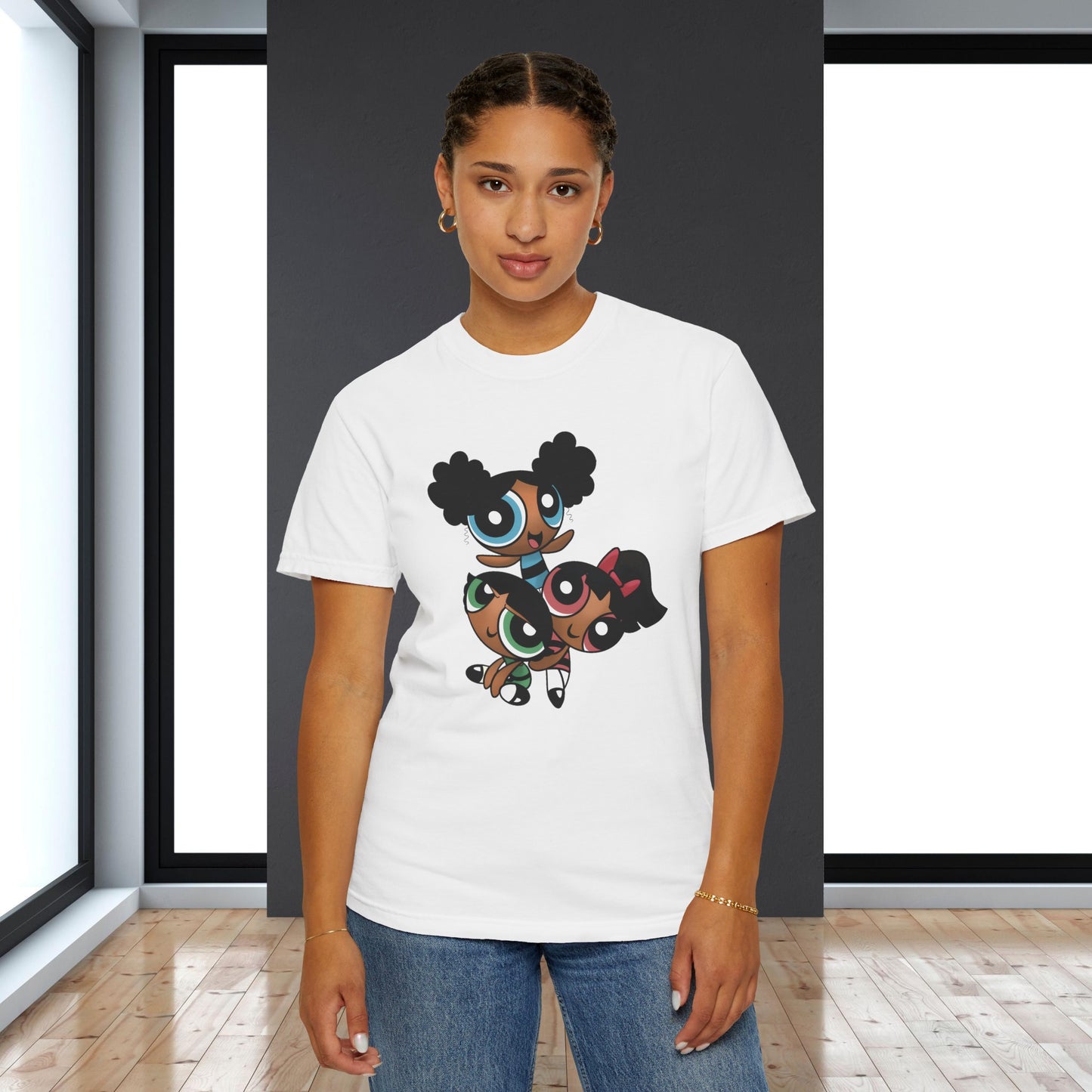 Afropuff Girls Unisex Garment-Dyed T-shirt