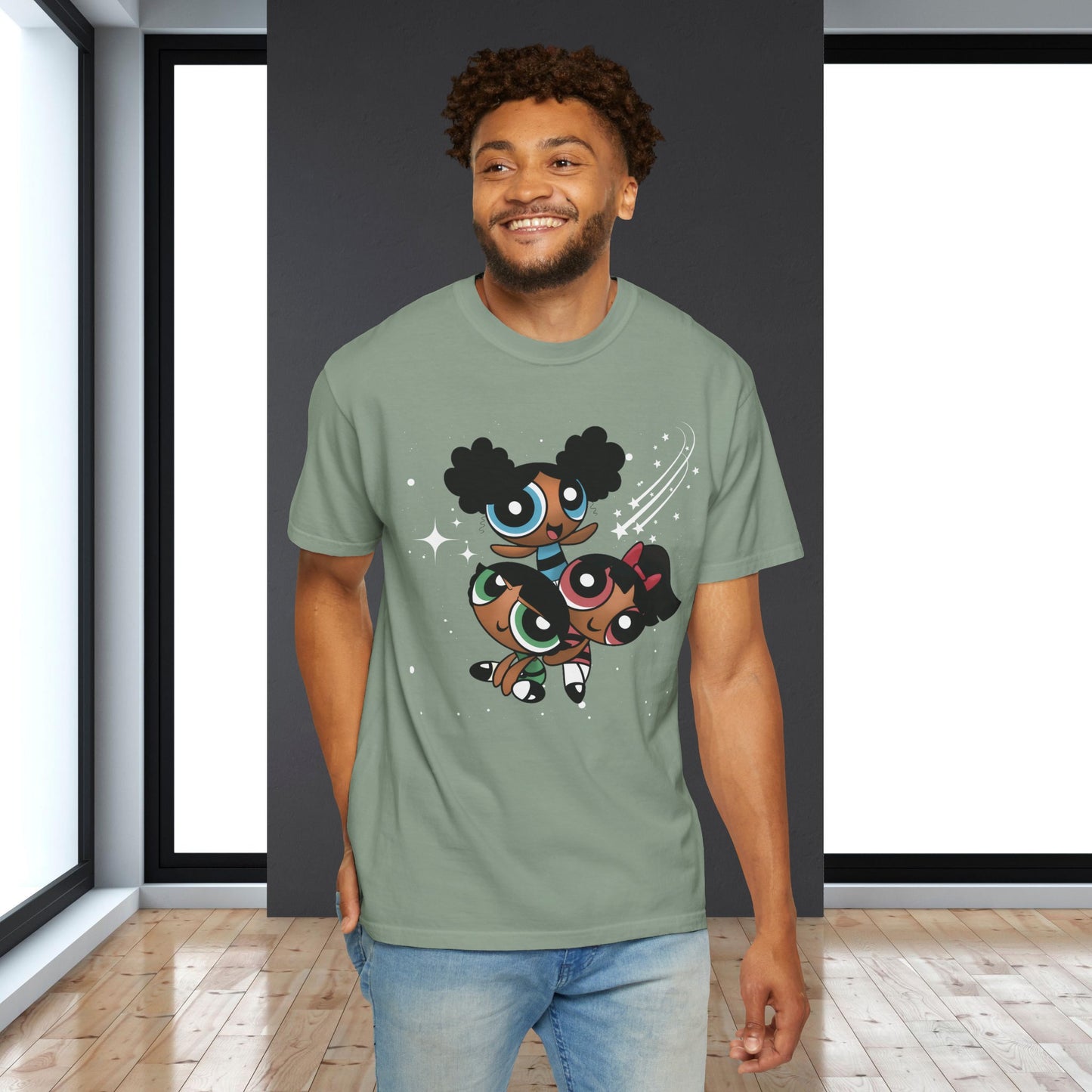 Afropuff Girls Unisex Garment-Dyed T-shirt