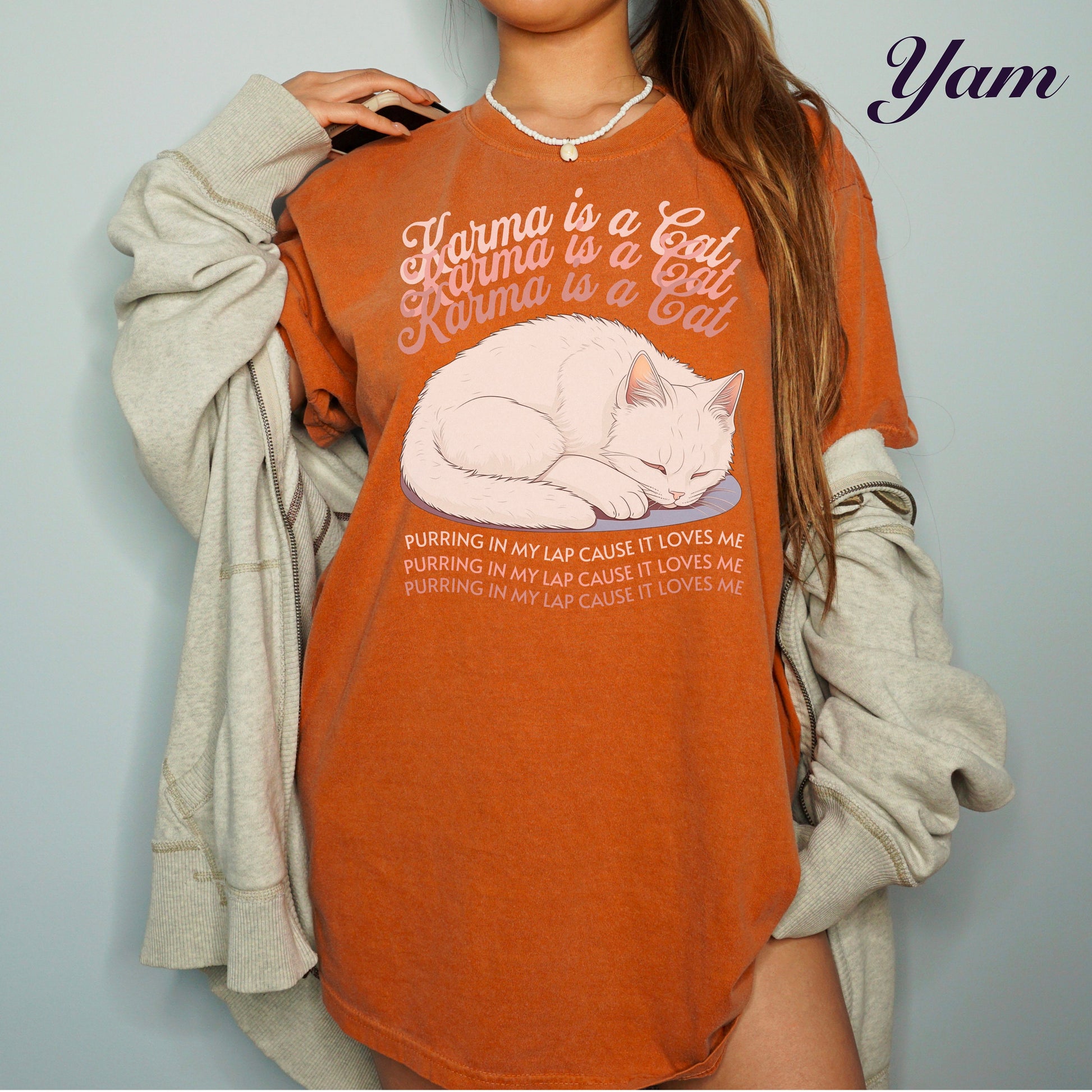 Cat Shirt, Cat T-shirt, White cat, in my cat mama era Shirt, Cute Cat Shirt, Cat Shirt, Vintage style t shirt