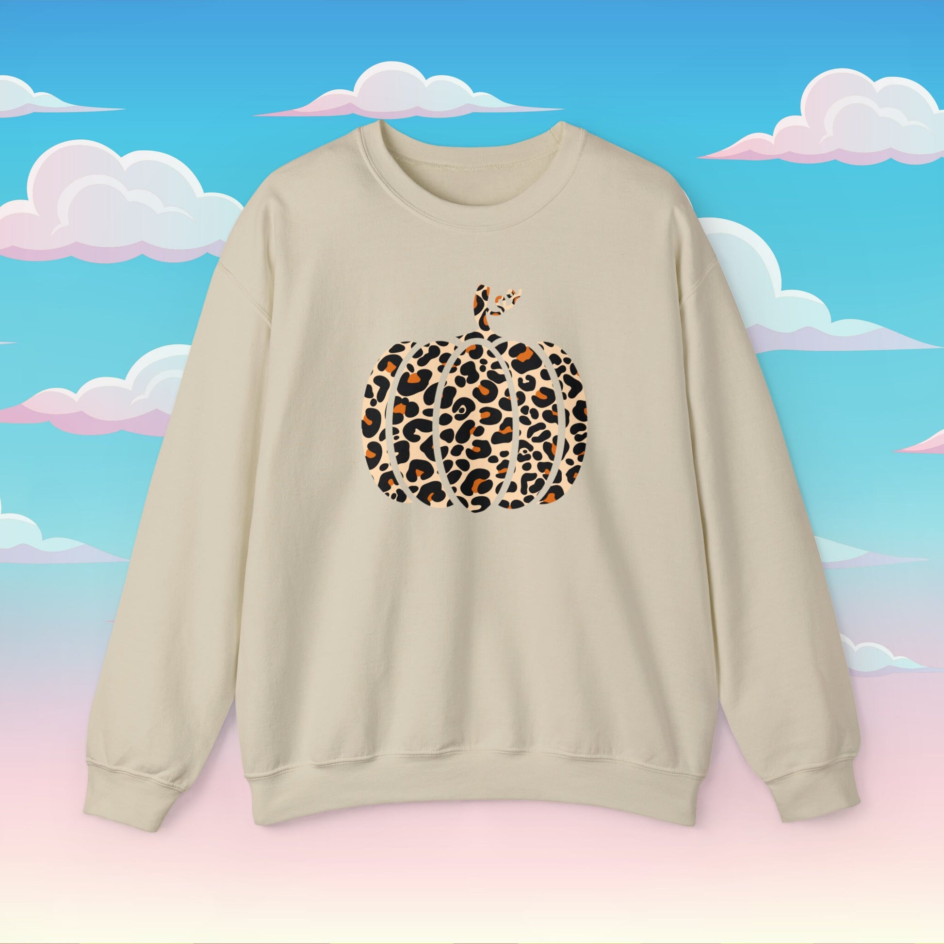 Leopard Pumpkin Sweatshirt, Leopard Pumpkin shirt, Leopard Pumpkin Shirt, Pumpkin Shirt, Leopard Print Pumpkin Shirt, Cheetah Pumpkin Shirt