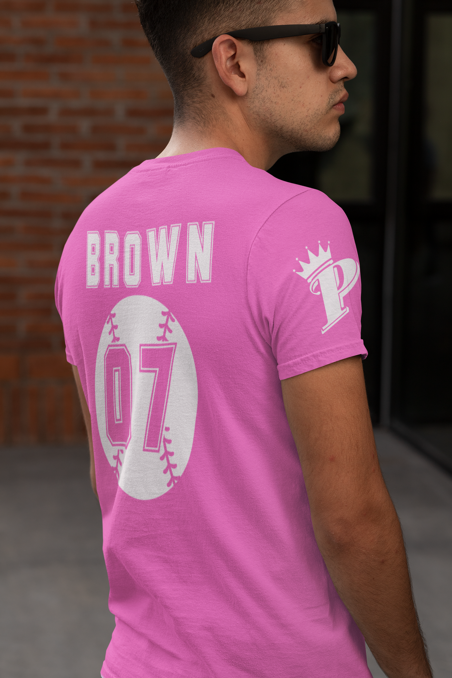 Strike Out Breast Cancer Tee, Personalized Sports Team Tee